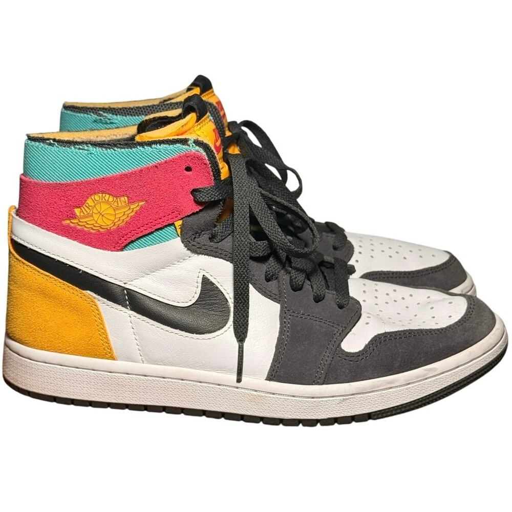 Air Jordan 1 High Zoom Comfort Mens 8.5 Multi-Color Anthracite CT0978-016